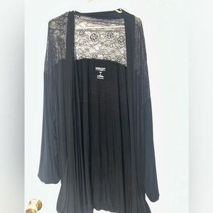 Torrid Black laced cardigan